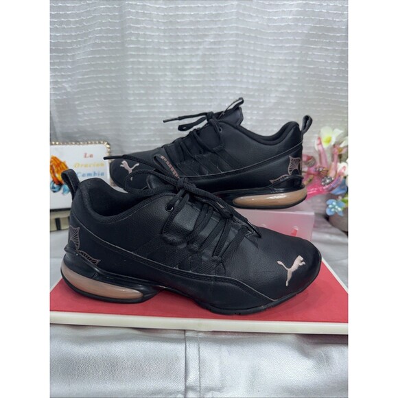 PUMA Shoes - (A7) Puma-Women's Black-Rose Gold Riaze Prowl Mandala Size 7.